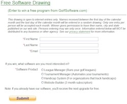 free software online registration form